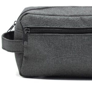 Dark Grey Men's Dopp Bag
